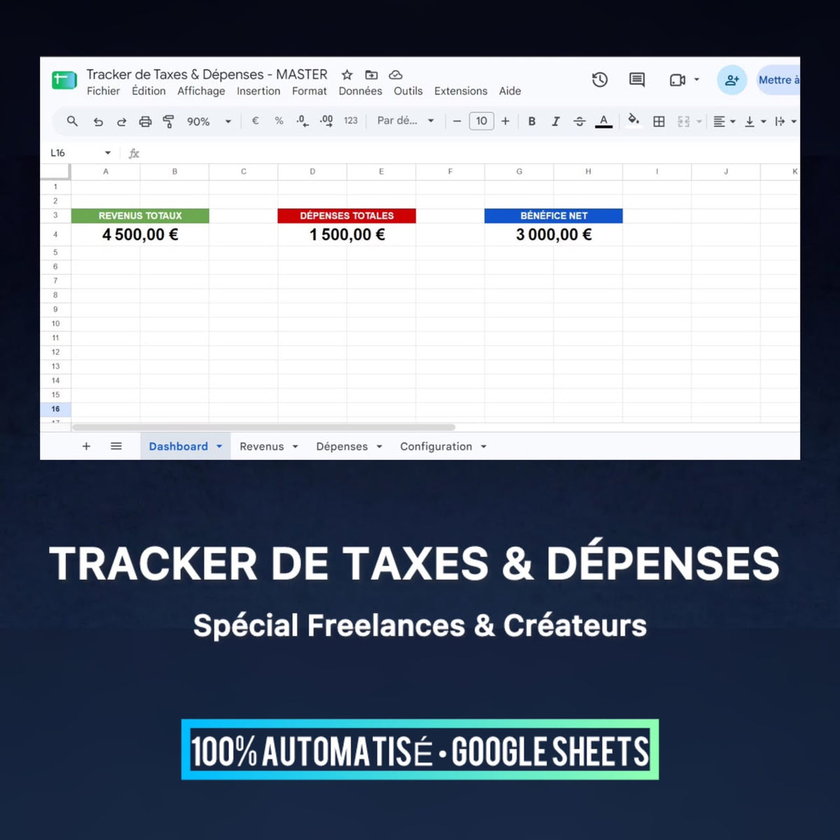 Tracker de Taxes & Dépenses Automatisé pour Freelances